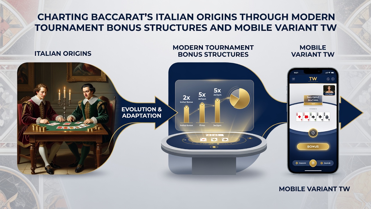 Mobile Baccarat-App mit Turnier-Interface und Bonusanzeige